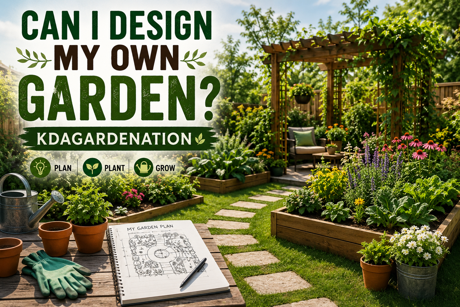 can i design my own garden kdagardenation